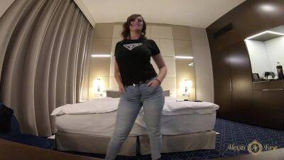 Faye - Fun In Hotel Room Trying New Panties, Jumping On Bed And Rubbing My Pussy - Alexsis Faye - hotmovs.com