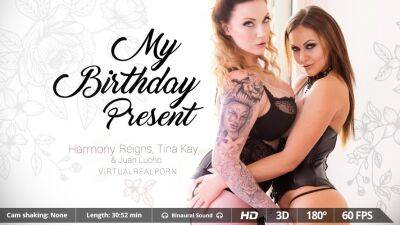 Juan Lucho - Tina Kay - Harmony Reigns - My birthday present - txxx.com - Britain