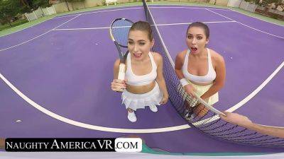 Riley Reid - Melissa Moore - Riley - Petite babes, Melissa Moore & Riley Reid, are taking tennis lessons but would rather go back to your place and play with you - hotmovs.com
